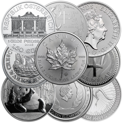 Random Year (Uncirc) Random Design 1 oz Silver Coins