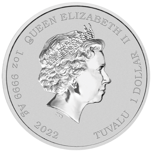 2022 (New) Tuvalu Street Fighter Chun Li Silver 1 oz Coloured Coin - Image 2