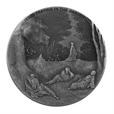2021 (New) Bible Series Jesus Praying In The Garden Silver 2 oz Coin