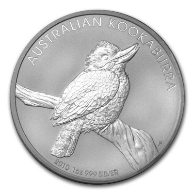 2010 (New) Australia Kookaburra Perth Mint 1 oz Silver