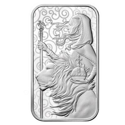 (New) 2021 British Royal Mint Una and the Lion 1 oz Silver Bar