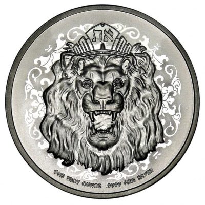 2021 (New) 1 oz Niue「Roaring Lion of Judah」.9999 Silver Coin