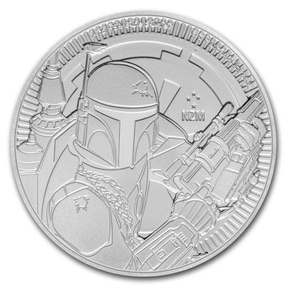 2020 (New) Niue 99.9% Silver「Boba Fett」Star Wars 1 oz $2 Coin