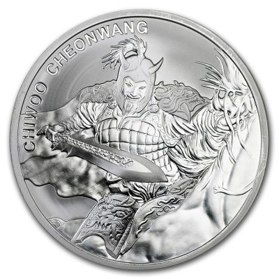 2018年 (新品) 韓国「チウ・チョンワン」純銀 1 オンス 銀貨