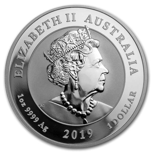 2019 (New) Australian Double Dragon 1 oz Silver Coin - Image 2