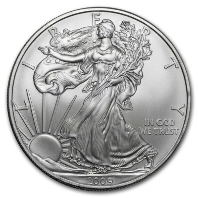 2009 (New) American Eagle Walking Liberty 1 oz  $1 Silver Coin