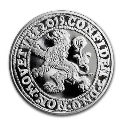 2019 (New) Netherlands Dollar Lion 1 oz Silver Coin in Capsule