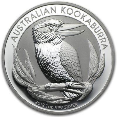 2012 (New) Australian Kookaburra Perth Mint 1 oz Silver Coin