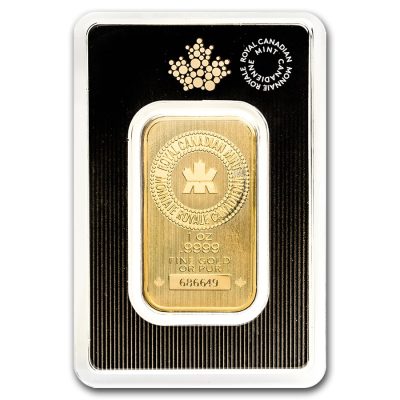 (新品) カナダ 王立造幣局 純金 1オンス インゴット バー