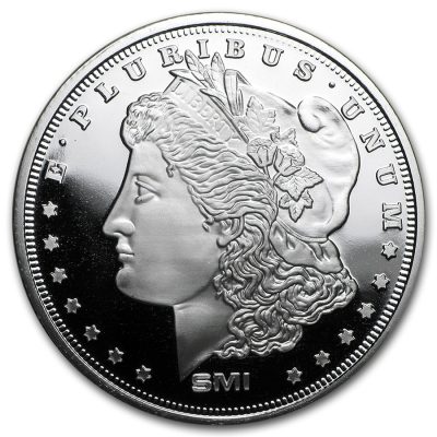 1878 (New) Morgan Dollar Replica Silver Medal 1 oz .999