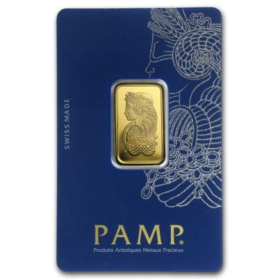 (新品) スイス パンプ「豊穣の角」純金 10グラム バー 保証番号付