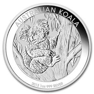 2013 (New) Australian Koala Perth Mint 1 oz Silver Coin