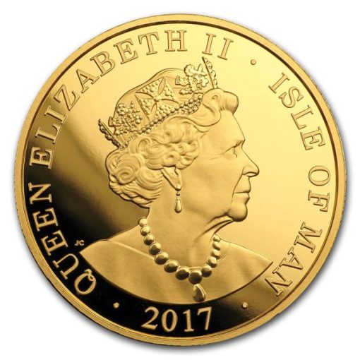 2017年 (新品) マン島「大天使 ミカエル」純金 1オンス 金貨 - 画像 (2)