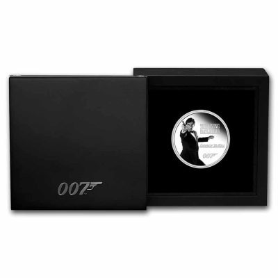 2023年 (新品) ツバル「ジェームズ ボンド・007 レガシー シリーズ 第3弾」純銀 1オンス プルーフ 銀貨
