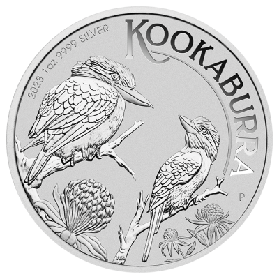 2023 (New) Australian Kookaburra Perth Mint 1 oz Silver Coin