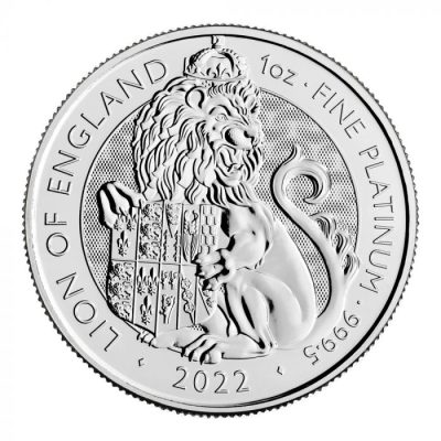 2022 (New) Great Britain The Royal Tudor The Lion of England Platinum 1 oz Coin
