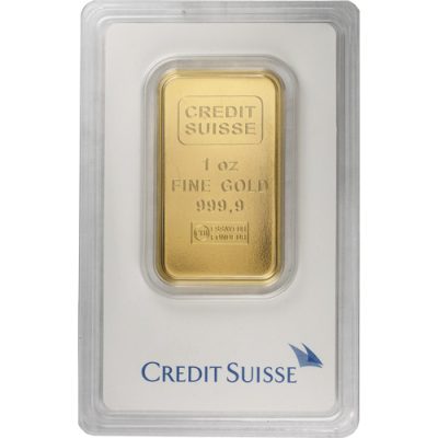 (新品) クレジット スイス 純金 1オンス バー