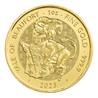2023年 (新品) イギリス「ロイヤルチューダービースト・ビューフォートのエアレー」純金 1オンス 金貨