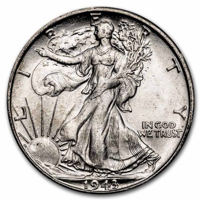 1916-1947 American Half Dollar Walking Liberty 50 cent 90% Silver Coin【2 Coins】