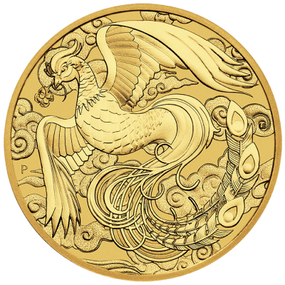 2023年 (新品) オーストラリア「フィニックス・不死鳥」純金 1オンス 金貨
