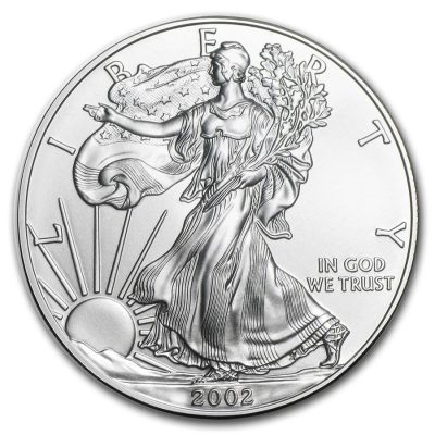 2002 (New) American Eagle Walking Liberty Silver 1 oz Coin