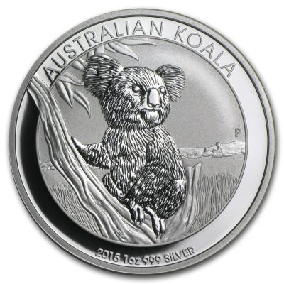 2015年 (新品) オーストラリア「コアラ」純銀 1オンス 銀貨