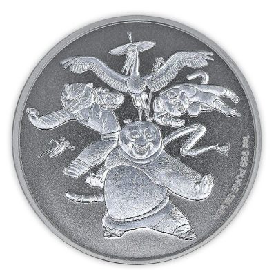 2023 (New) Samoa Kung Fu Panda 15 Years of Awesomeness Silver 1 oz Coin