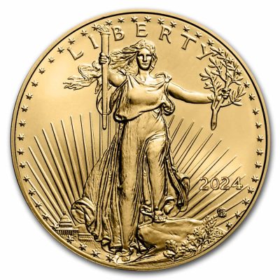 2024 (New) American Eagle Walking Liberty Gold 1 oz Coin
