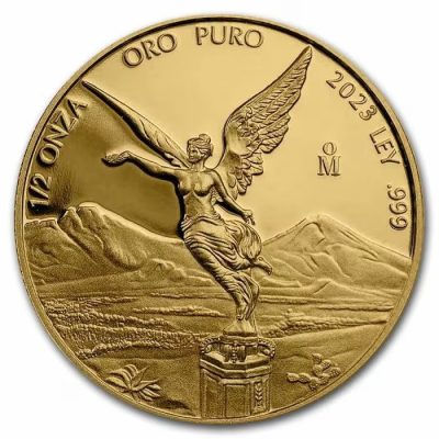 2023 (New) Mexico Libertad Gold 1/2 oz Proof Coin