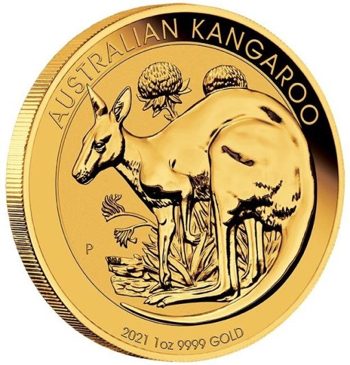 2021年 (新品) オーストラリア「カンガルー」純金 1オンス 金貨 - 画像 (3)