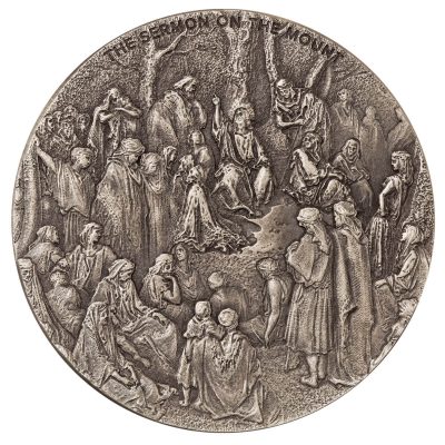 2023 (New) Bible Series The Sermon on the Mount Silver 2 oz Antique Coin