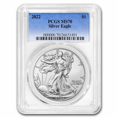 2022 (New) American Eagle Walking Liberty Silver 1 oz Coin PCGS MS70