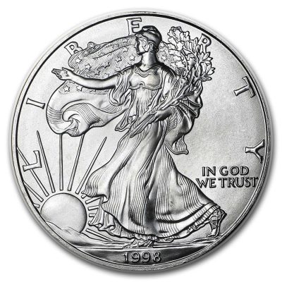 1998 (New) American Eagle Walking Liberty Silver 1 oz Coin
