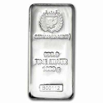 (New) Germania Silver 1 Kilogram Cast Bar