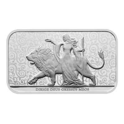 2024 (New) British Royal Mint Una and the Lion Silver 10 oz Bar