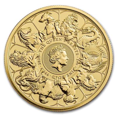 【3日以内に発送】2021年 (新品) イギリス「クィーンズ ビースト・コンプリーター」純金 1オンス 金貨 #9026