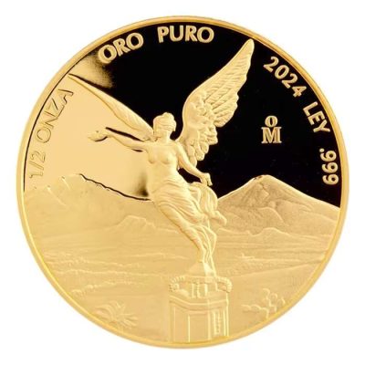 2024 (New) Mexico Libertad Gold 1/2 oz Proof Coin