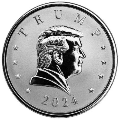 (New) USA Donald J Trump Presidential Medal Silver 5 oz Round