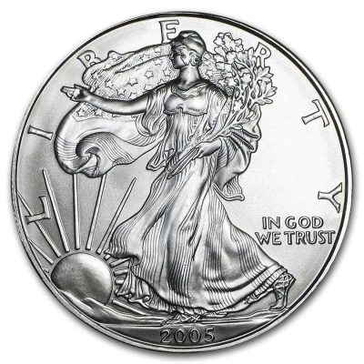 2005 (New) American Eagle Walking Liberty Silver 1 oz Coin