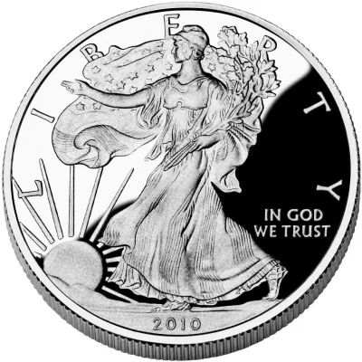 2010 (New) American Eagle Walking Liberty Silver 1 oz Proof Coin