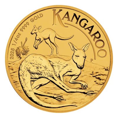 2025年 (新品) オーストラリア「カンガルー」純金 1/4オンス 金貨