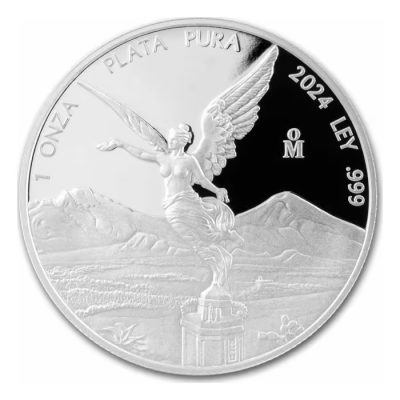 2024年 (新品) メキシコ「リベルタッド」純銀 1オンス プルーフ 銀貨