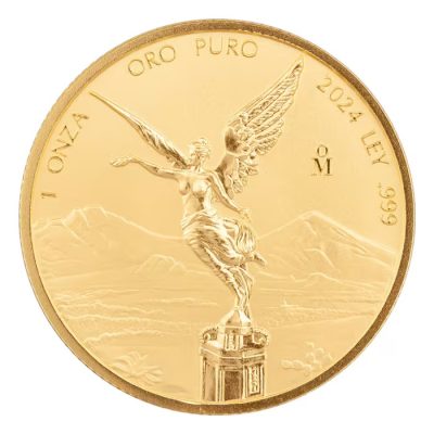 2024年 (新品) メキシコ「リベルタッド」純金 1オンス リバースプルーフ 金貨
