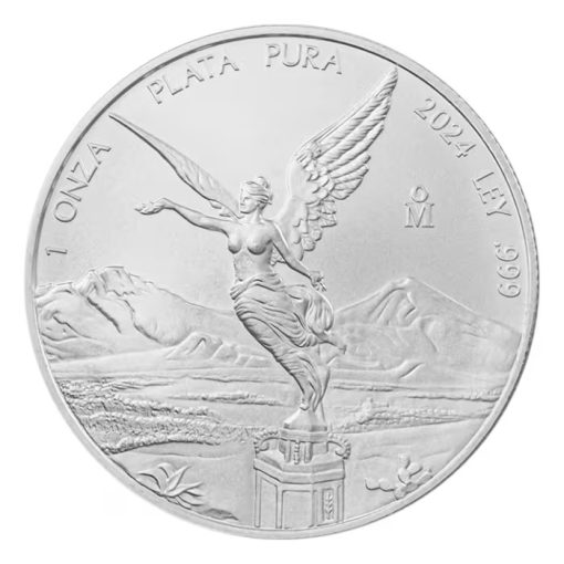 2024年 (新品) メキシコ「リベルタッド」純銀 1オンス 銀貨