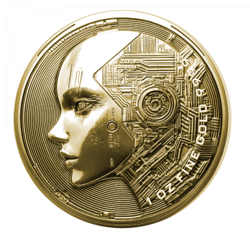 2025 (New) Chad AI Gold 1 oz Coin
