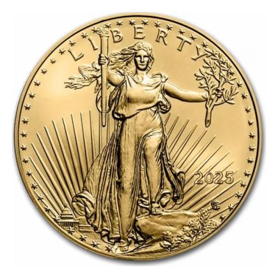 2025 (New) American Eagle Walking Liberty Gold 1/2 oz Coin