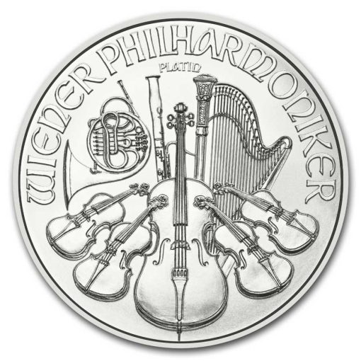 2024 (New) Austrian Philharmonic Platinum 1/25 oz Coin