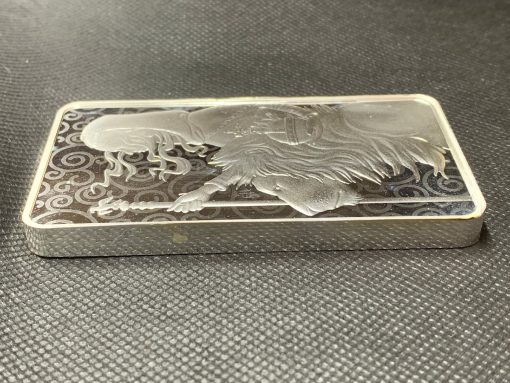 (New) 2021 British Royal Mint Una and the Lion 10 oz Silver Bar #5507 - Image 5