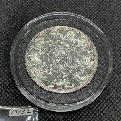 2021年 (新品) イギリス「クィーンズ ビースト・コンプリーター」純銀 2オンス 銀貨 #10732