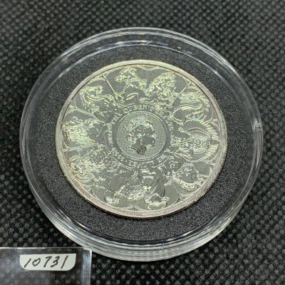 2021年 (新品) イギリス「クィーンズ ビースト・コンプリーター」純銀 2オンス 銀貨 #10731